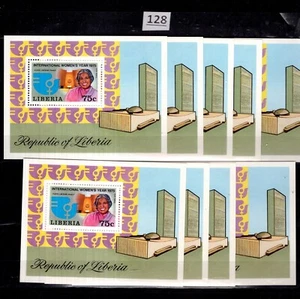 // 9 S/S LIBERIA - MNH - INTERNATIONAL WOMEN'S YEAR 1975 - Imagen 1 de 1