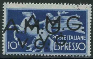 AMG. VG. - Espresso Lire 10 varietà doppia soprastampa - Picture 1 of 1