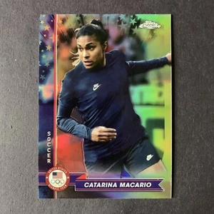 Catarina Macario 2024 Topps Chrome Olympics Refractor #52 - Picture 1 of 2