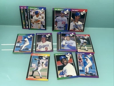 Kirk Gibson 1989 Mike Marshall Donruss y el resto de los Dodgers de Los Ángeles Foto 1 de 4