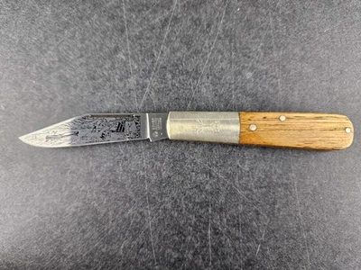 Cuchillo de coleccionista L. L. BEAN 1995 de BOKER SOLINGEN ALEMANIA caja Barlow grabada Foto 1 de 4