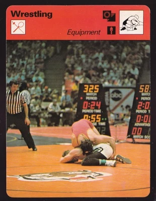 TARJETA DE LUCHA LIBRE The Equipment Sport Olympics Foto 1978 Reino Unido Sportscaster #32-17A Foto 1 de 2