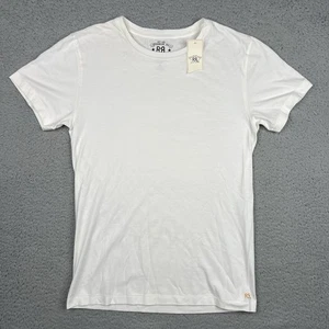 RRL Ralph Lauren Jersey Crewneck T-Shirt Men’s Small Undershirt Chain Stitch NWT - Picture 1 of 9