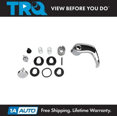 TRQ Locking Vent Window Handle Kit LH for Chevy GMC Blazer Jimmy Suburban Truck Foto 1 de 4