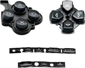 for Sony PSP 3000 3003 3004 Series - Black Button Set Kit Replacement | FPC - Picture 1 of 5