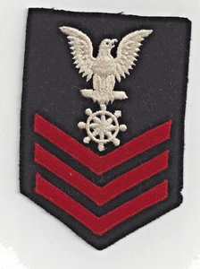 Segunda Guerra Mundial Marina de los Estados Unidos 1ª Clase Suboficial Intendente Manga Rango - Imagen 1 de 1