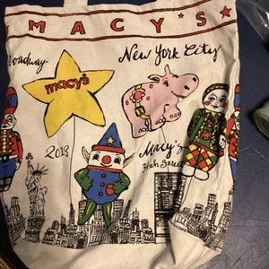 Macy's 2013 Thanksgiving Day Parade Canvas Tote Bag Collectible - Picture 1 of 5