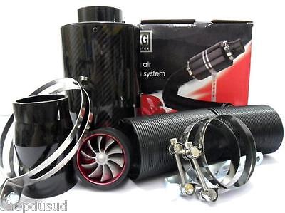 Kit Admission Direct Carbone Dynamique Type Kn + Turbine + Tuyau D'air *tuning* • 89.90€