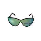 Foster Grant Full Butterfly / Cat Eye Frame Blue Mirrored Sunglasses 52662FGX009