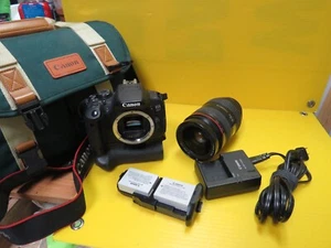 LOT: CANON EOS700D Camera Zoom Lens EF 24-70mm 1:2.8 L II Ultrasonic 2 batteries - Picture 1 of 17