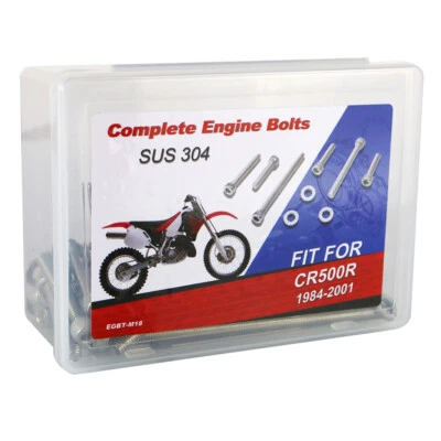 Kit de tornillos de motor de acero inoxidable aptos para HONDA CR500R 1984-2001 Foto 1 de 4