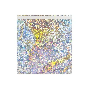 Metallic Silver Holographic Foil Mailing Bags 6.5 x 6.5" 165 x 165mm - Picture 1 of 1