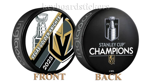 2023 NHL Stanley Cup Champions Vegas Golden Knights 2 Sided Souvenir Hockey Puck Cover
