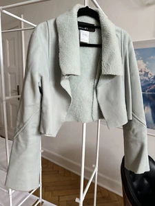 ✅ MARCCAIN Damen echt Leder Lammfell Jacke Gr. N 2, S, M - Bild 1 von 10
