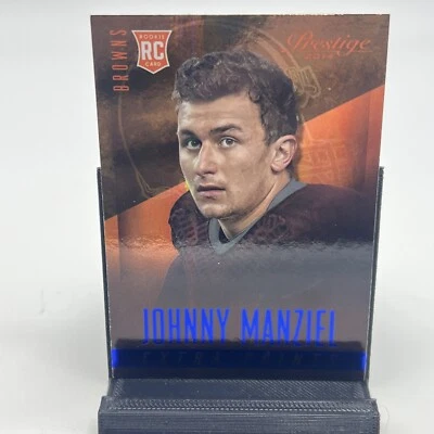 2014 Prestige Football Card #253A Johnny Manziel Rookie - Image 1 of 2