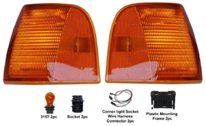 1996 1997 1998 1999 New Turn Signal Corner Light PAIR FOR Peterbilt 377 385 375 - Picture 1 of 3