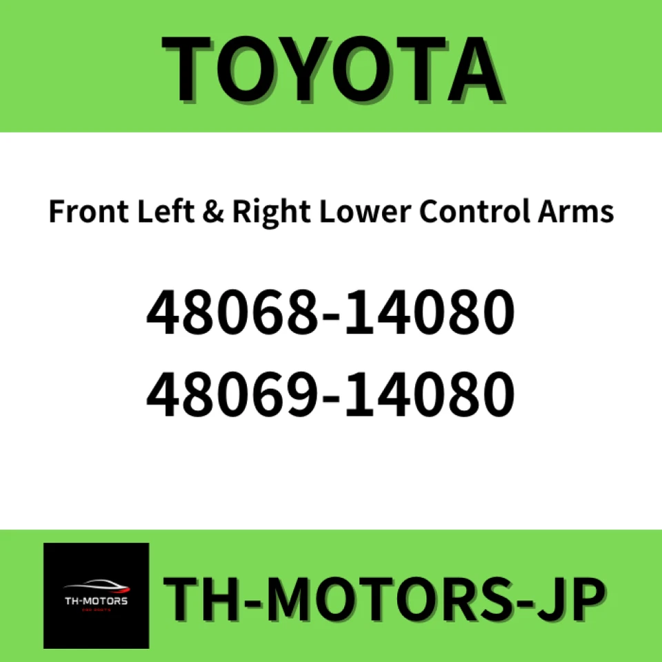 Brazos de control inferiores delanteros izquierdo y derecho originales Toyota Supra JZA80 1993-1998 OEM Foto 1 de 1