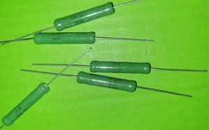 Resistor 51K Ohms 10 Watt Power 51,000 Ohm Wirewound Vitreous C10 CGS Tyco x2pcs - Picture 1 of 8