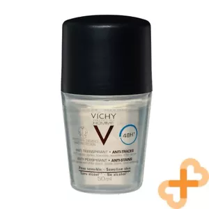 Vichy Homme 48HR Anti-Perspirant Deodorant Anti-Marks 50ml - Picture 1 of 24