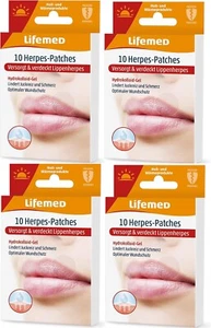 40 x Herpespflaster Herpes-Patch Lippen Herpesbläschen Transparent Lifemed - Bild 1 von 7