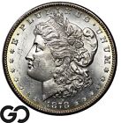 1878 7Tf Morgan Silver Dollar Silver Coin Proof Like Look Near Gem Bu And And 