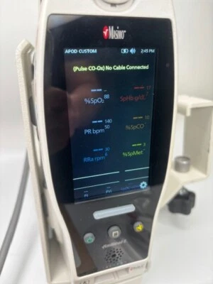 Masimo Rainbow Radical 7 with SpHb, SoCO , PVi, SpMet, RR & RC-12 & SENSOR 1000 - Image 1 of 4