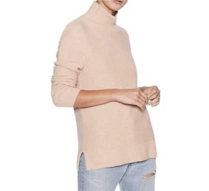 Equipment Chandler Soft Wool Blend Turtleneck Sweater XS Peach Pastel Minimalist - Picture 1 of 10