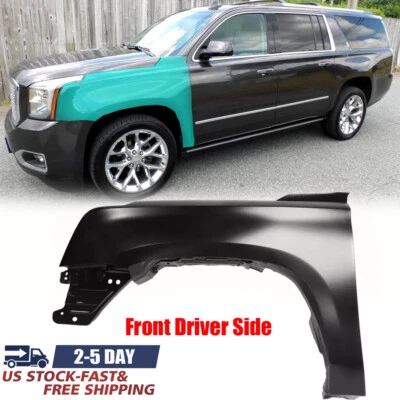 Fit For 2015-2017 GMC Yukon Front Left Driver Side Fender Primed Black Foto 1 de 4