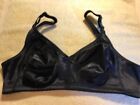 Exc Bali 36C Double Support Wire Free Bra Full Coverage 3820 Black Fr/Shp
