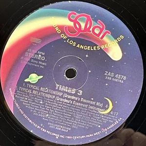 Times 3 Typical Relationship 12” Single Solar ZAS 4436 Promo 1991 Hip Hop Rap - Picture 1 of 7