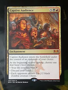 Captive Audience , Ravnica Allegiance , Near Mint, MTG, FREE SHIPPING - Picture 1 of 2