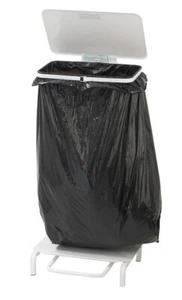 HEAVY DUTY RESTAURANT Free Standing Bag Sack Holder Refuse Metal Pedal Operated - Picture 1 of 1