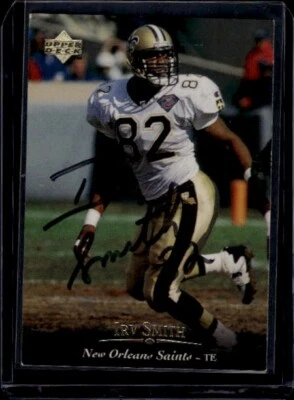 1995 Upper Deck #265 Autographed Irv Smith Trading Card - Image 1 of 2