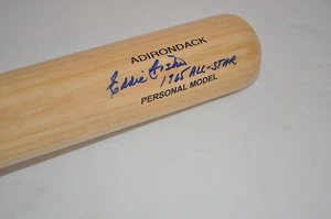 Eddie Fisher 1965 Chicago White Sox All-Star Signed 1960s Adirondack Bat COA - Picture 1 of 2