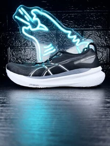 Asics Gel Kayano 31 Scarpe Uomo Running Palestra Passeggio Sneakers Nero Bianco - 9,5 - Foto 1 di 7