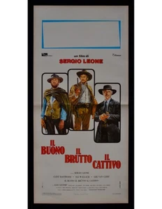 locandina IL BUONO IL BRUTTO IL CATTIVO clint eastwood sergio leone D455 - Imagen 1 de 1
