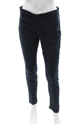 Pantalones chinos al tobillo para mujer marca J azul oscuro mezcla de algodón Lyocell talla 28 Foto 1 de 4
