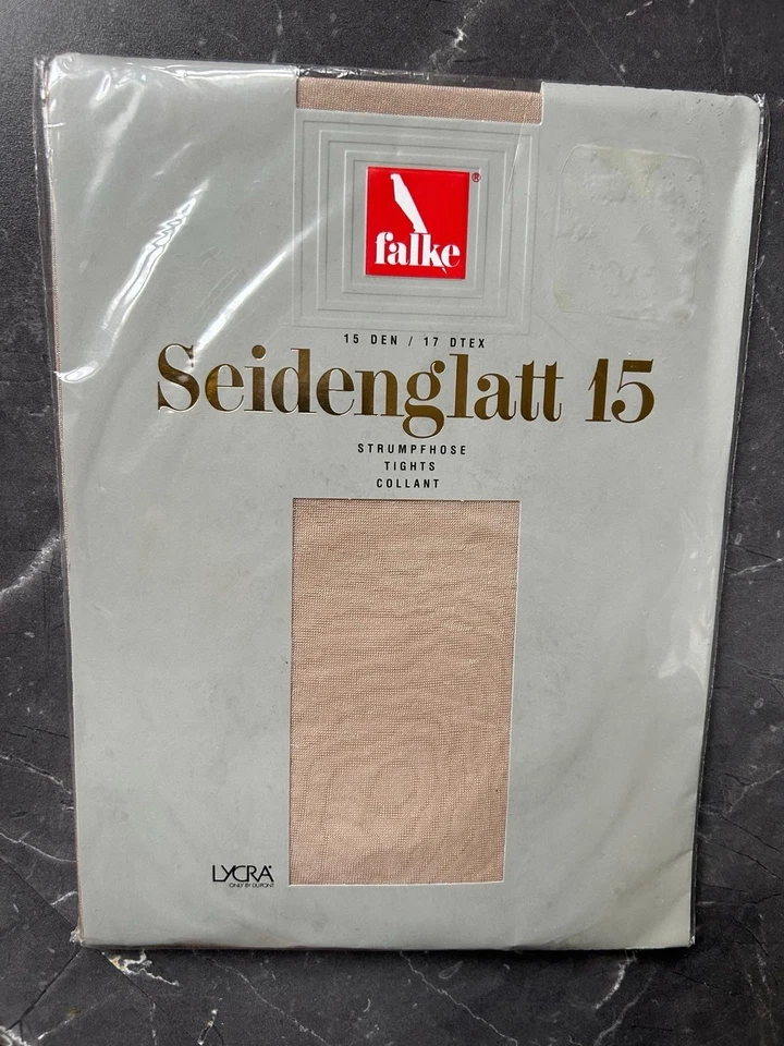 Falke Seidenglatt 15den beige Glanzstrumpfhose Feinstrumpfhose - Bild 1 von 1