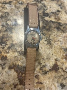 Vintage HOPALONG CASSIDY CHARACTER COWBOY watch ORIG. BAND For Parts Untested - Picture 1 of 24