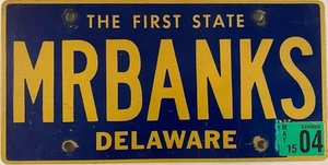 Vanity MR BANKS BANK license plate Banking Money Savings Account Finance Dollar - Picture 1 of 7