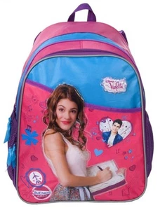 VIOLETTA zaino nuovo serie 2014 /15 scuola elementare 43 x 30 x 20cm Disney - Foto 1 di 1