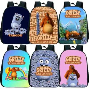 Mochila Grizzy and the Lemmings 12"" Mini Mochila Niños Kindergarten Mochila - Imagen 1 de 53