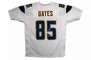 Antonio Gates Autographed Custom White San Diego Jersey (Beckett - BAS) - Picture 1 of 3