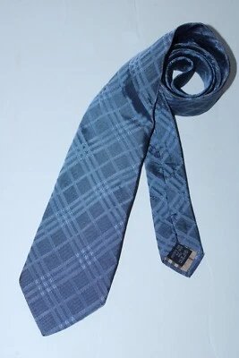Burberry London Men's One Size Blue Plaid Tie - Image 1 of 4