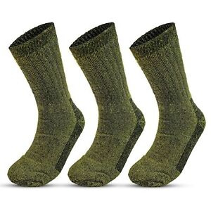 🔥Mens Merino Wool Blend Military Work Boot Thick thermal Winter Socks 2.8 Tog