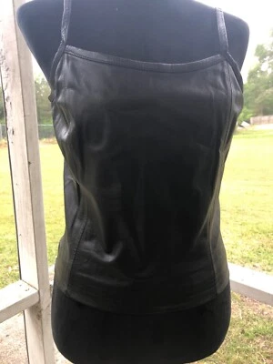 Wilson Leather Maxima Black Top- Zips up in back - Image 1 of 4
