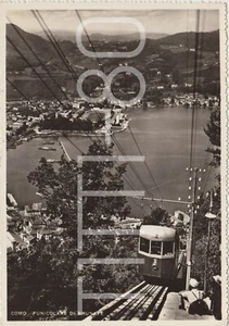 COMO - FUNICOLARE DI BRUNATE - TRENO FUORI STAZIONE (COMO) 1952? - Picture 1 of 1