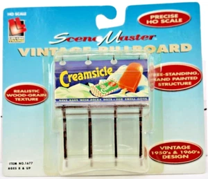 Life Like 1677 HO Scale Vintage Creamsicle Billboard 1:87 Gauge - Picture 1 of 8