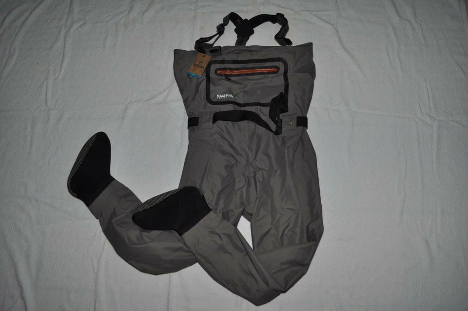 Magellan Packable Chest Wader FSMSFE5037 Gray NIB See Sizes - Image 1 of 4