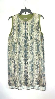 Haute Hippie Womens Sleeveless Casual Shift Dress Camouflage Size Small.         - Image 1 of 4